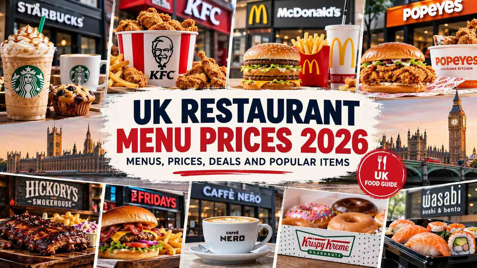 UK Restaurant Menu Prices